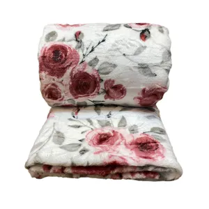 پتو مسافرتی 1 نفر مدل رز وحشی سایز 200x170 سانتی‌متر