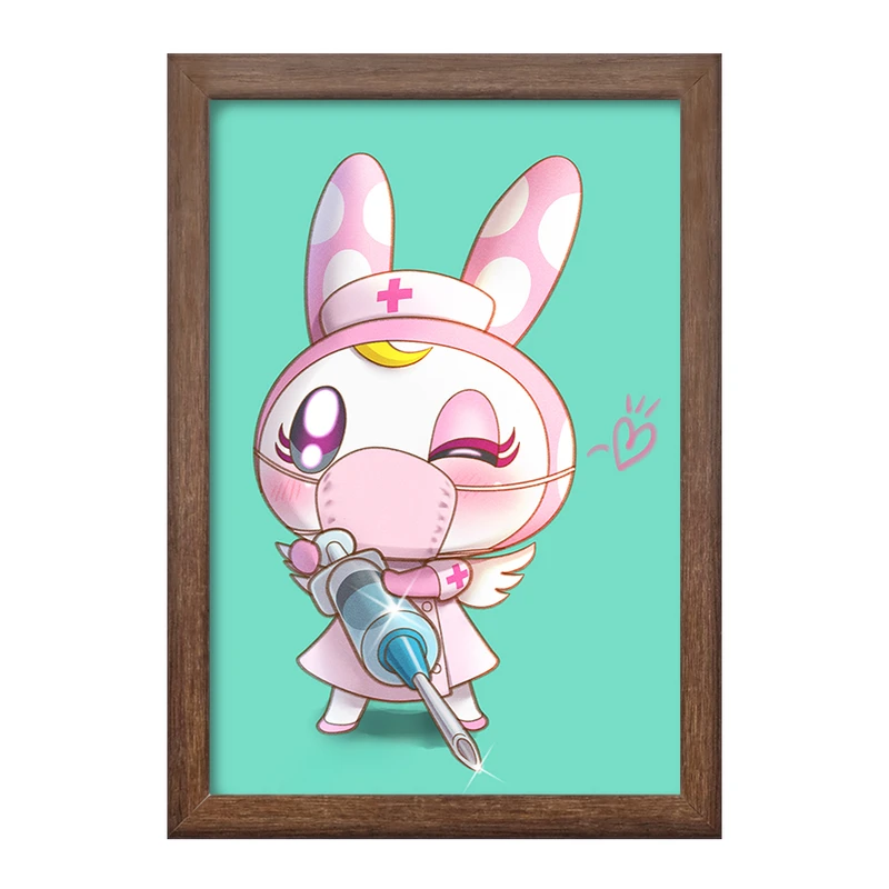 تابلو خندالو طرح بازی انیمال کراسینگ (Animal Crossing) کد 32632