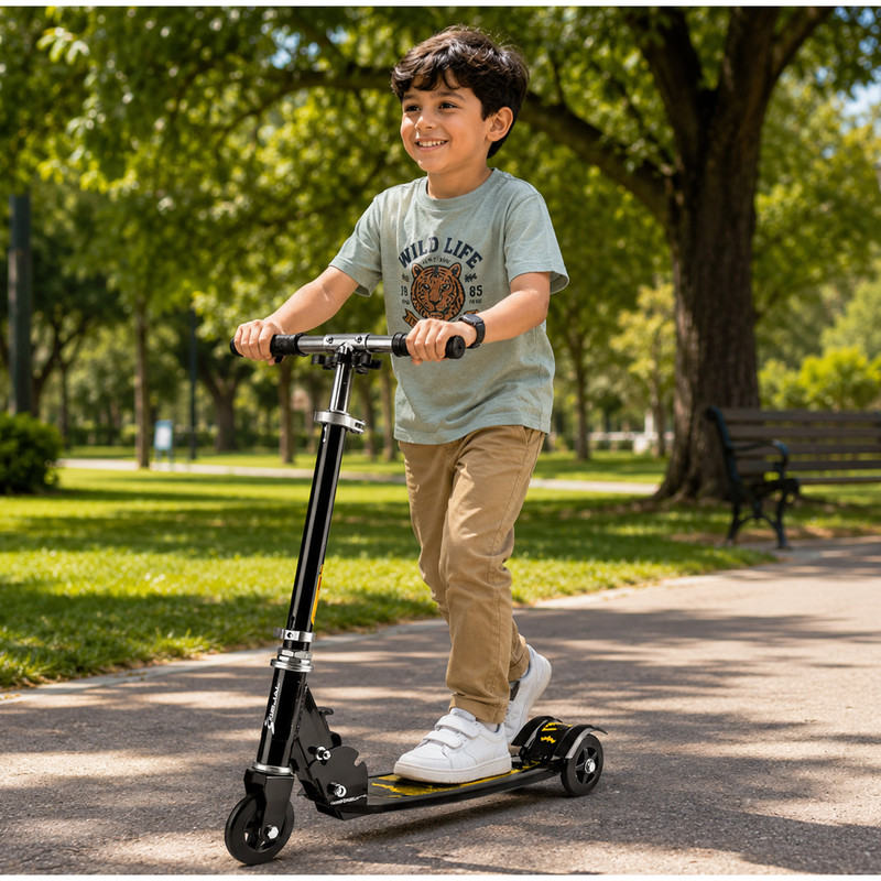 اسکوتر کودک رجال مدل سه چرخ ایمن و قابل حمل کد FirstRide-90