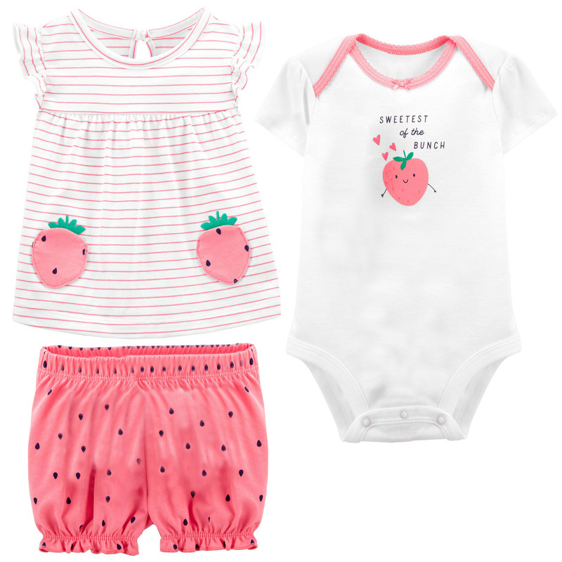 ست 3 تکه لباس نوزادی مدل 1484