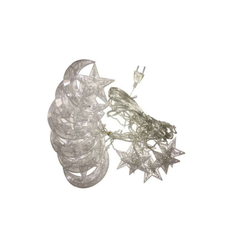 ریسه ال ای دی مدل ماه و ستاره طول 2.5 متر