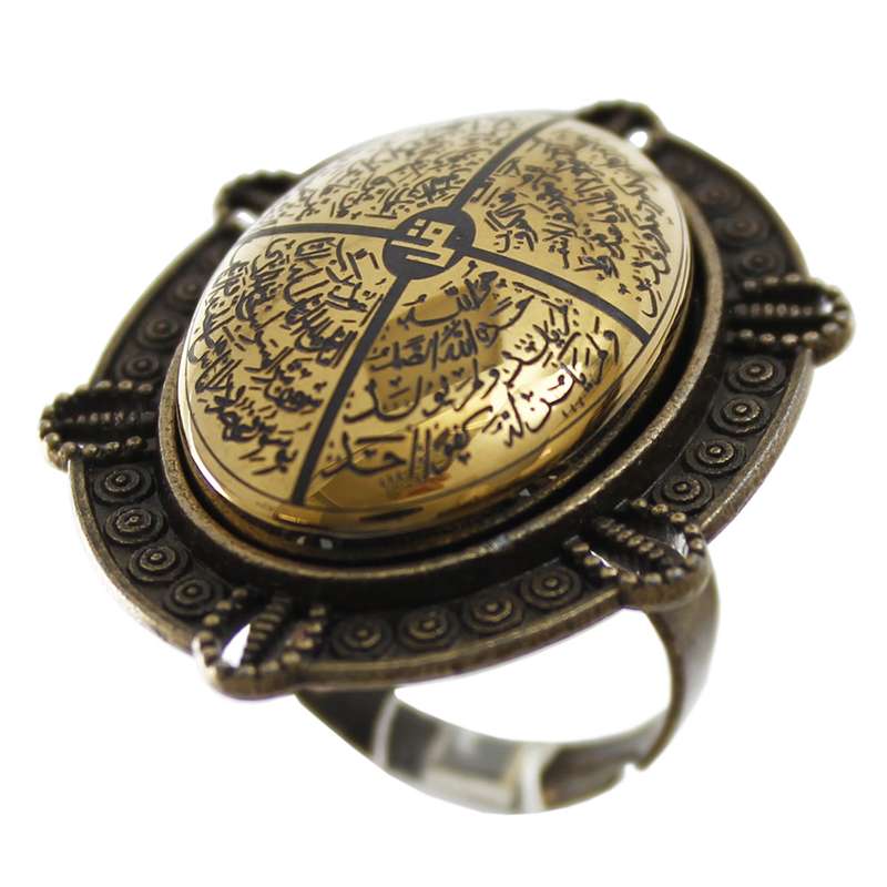 انگشتر زنانه مدل حدید چهارقل کد 7907