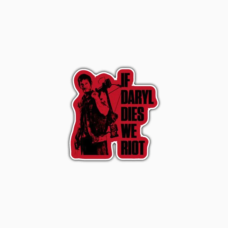 استیکر لپ تاپ و موبایل بووم طرح سریال مردگان متحرک مدل Daryl Dixon1 کد FR121