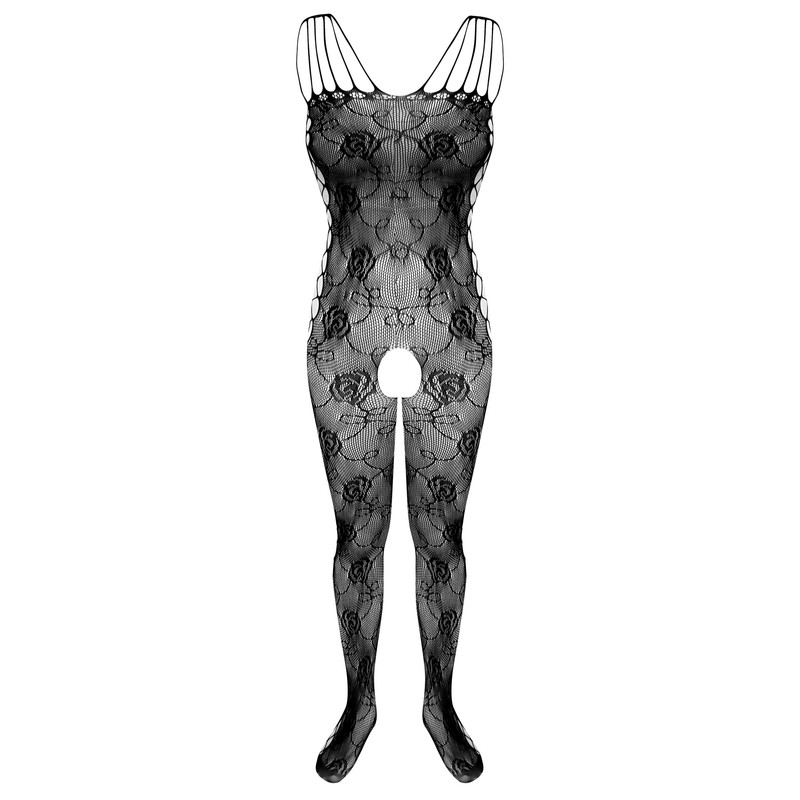 لباس خواب زنانه ماییلدا مدل فانتزی فاق باز کد 4855-1008