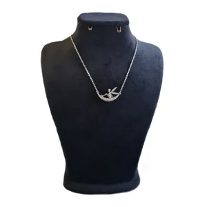 گردنبند دخترانه ژوپینگ مدل ماه و پری