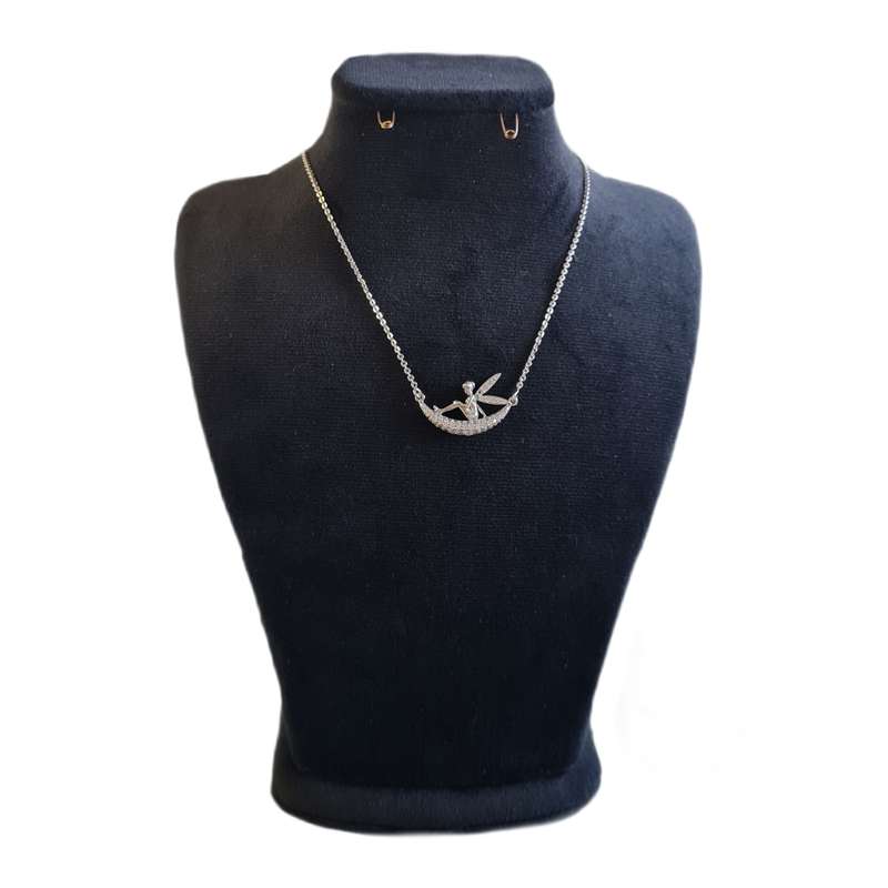 گردنبند دخترانه ژوپینگ مدل ماه و پری