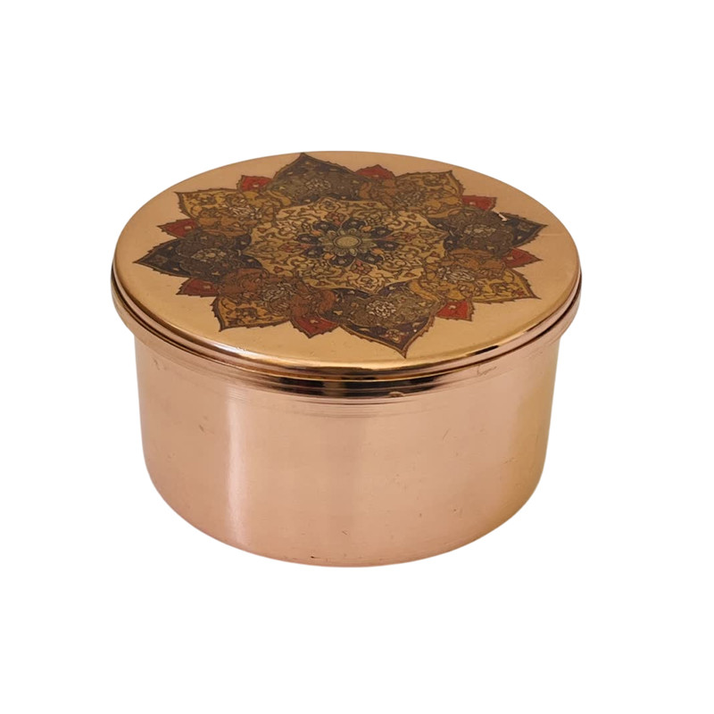 شکلات خوری مسی طرح اسلیمی کد ZH356.3 