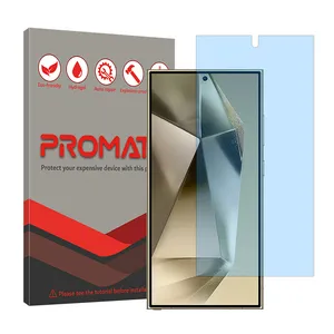 Promate Resistant model anti-blue ray screen protector suitable for Samsung Galaxy S24 Ultra mobile phone
