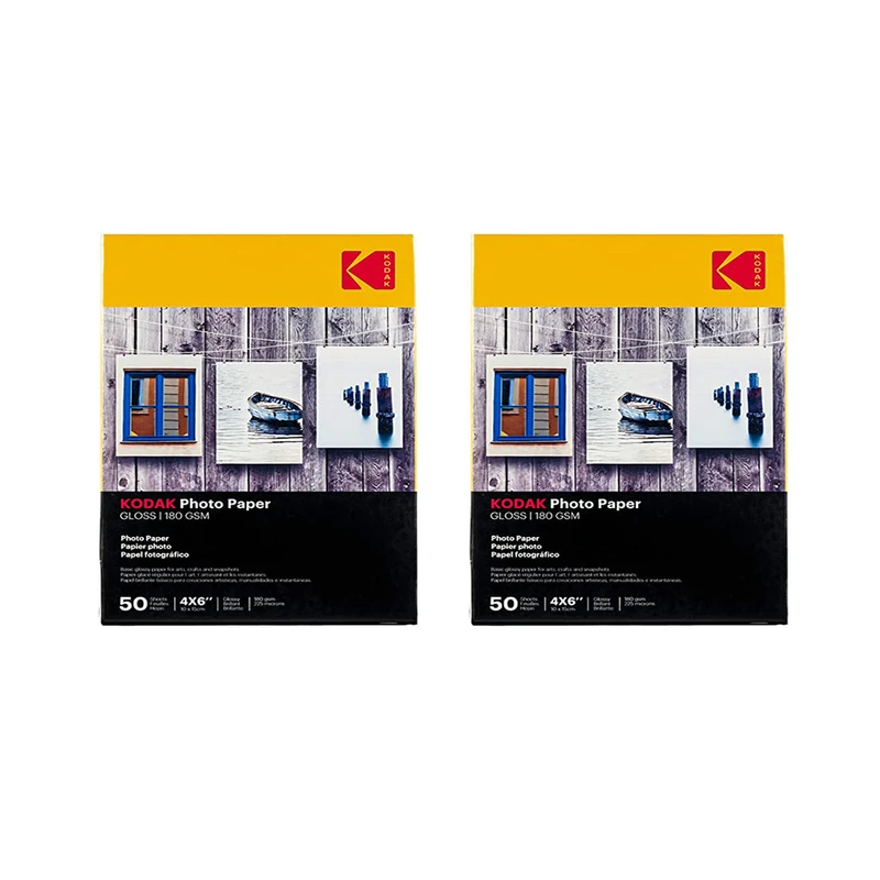 کاغذ چاپ عکس کداک مدل pp سایز 10x15 سانتی متر بسته 100 عددی