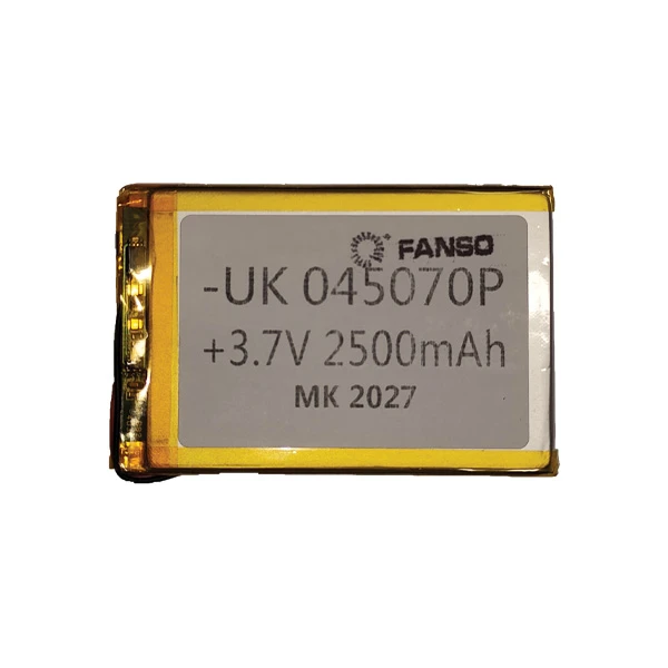 باتری لیتیومی فانسو مدل D2500 ظرفیت 2500 میلی آمپرساعت