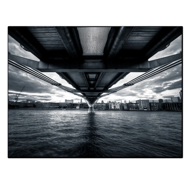 تابلو شاسی بکلیت طرح رودخانه و پل مدل SH-11064