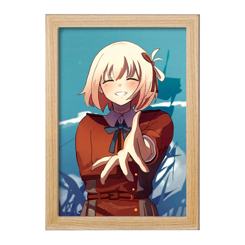 تابلو خندالو مدل چیساتو انیمه Lycoris Recoil  کد 23027