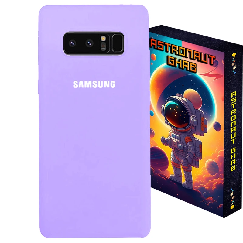 کاور استرونات قاب مدل سیلیکونی پاکنی اورج مناسب برای گوشی موبایل سامسونگ Galaxy Note 8