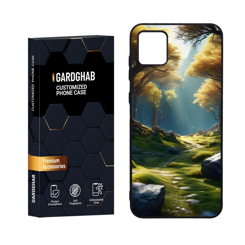 کاور گارد قاب مدل دورژله ای هنری مناسب برای گوشی موبایل سامسونگ Galaxy A04 4G