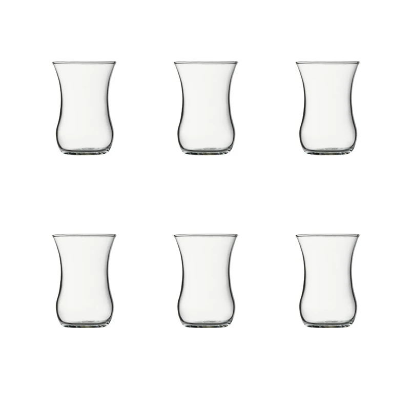 استکان پاشاباغچه مدل Uskudar 42021 بسته ۶ عددی