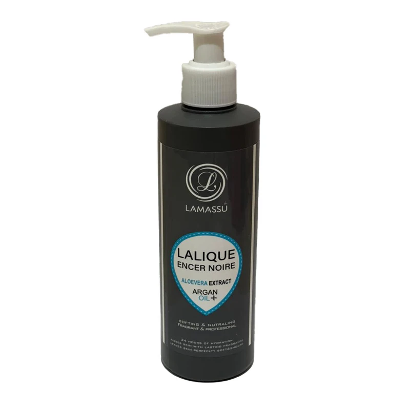 کرم آبرسان لاماسو مدل LALIQUE ENCER NOIRE حجم 250 میلی لیتر