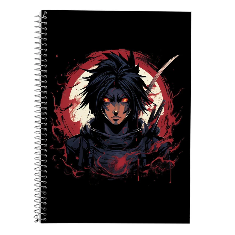 دفتر زبان 50 برگ مدوپد مدل سه خط طرح Demon Slayer کد DF10986