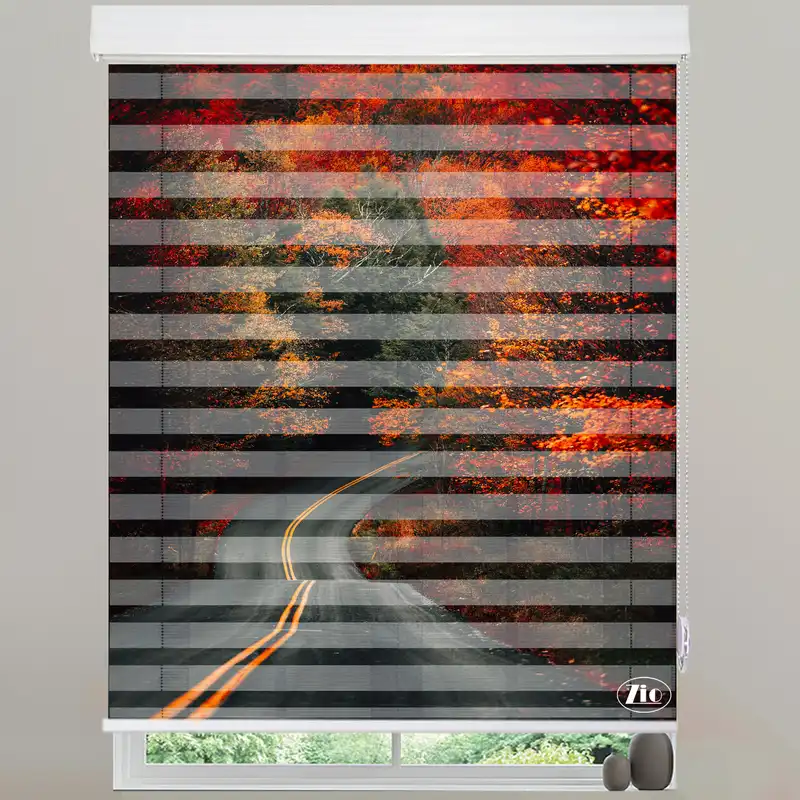 پرده زبرا زیو مدل O-7026 سایز 150x200 سانتی متر