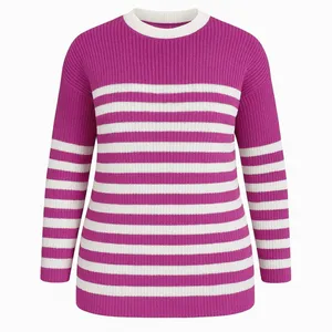 پلیور یقه گرد زنانه مدل بافت نرم