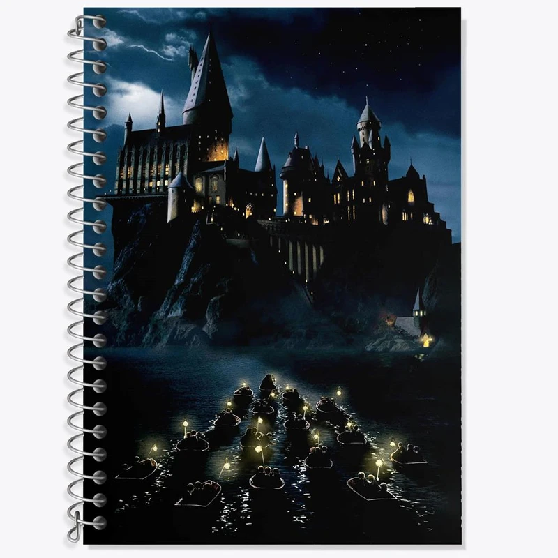 دفتر زبان 50 برگ خندالو مدل دو خط طرح هری پاتر کد 24914