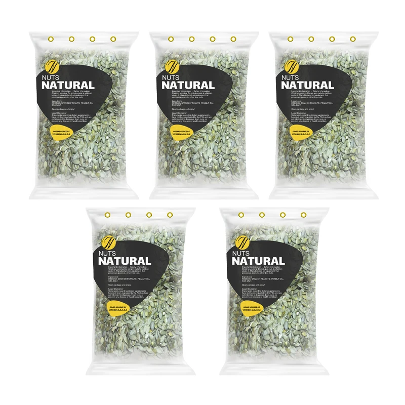 مغز تخمه کدو خام نچرال - 100 گرم بسته 5 عددی 