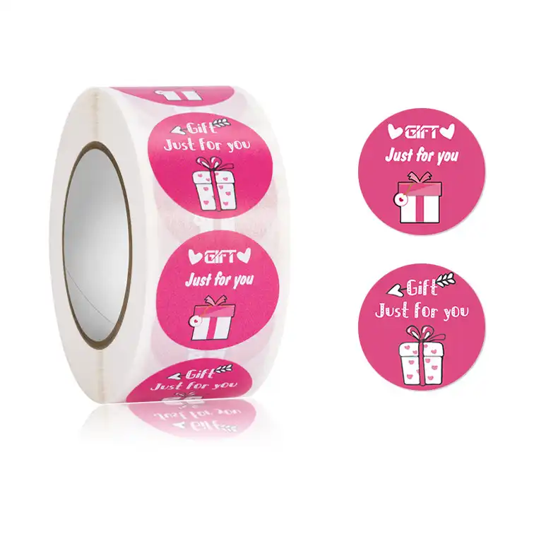 برچسب طرح هدیه فقط برای شما مدل GIFT-02 بسته 500 عددی