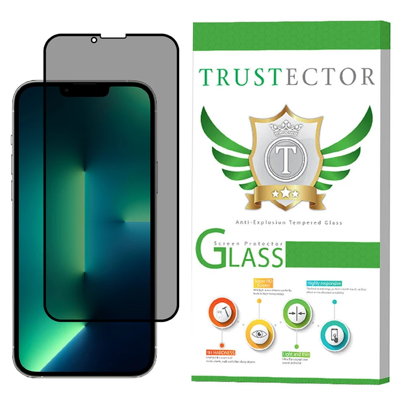 محافظ صفحه نمایش حریم شخصی تراستکتور مدل PRF-T مناسب برای گوشی موبایل اپل iPhone 13 Pro Max