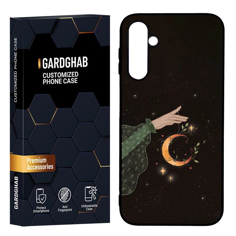   کاور گارد قاب مدل پشت گلس هنری مناسب برای گوشی موبایل سامسونگ Galaxy A24