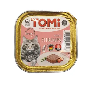 کنسرو گربه تامی مدل Shrimp وزن 100 گرم