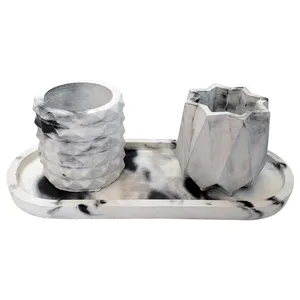 گلدان طرح ابر و باد کد SE001-B1 مجموعه سه عددی
