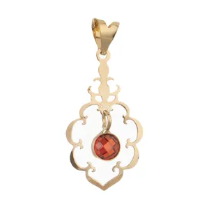 Maya Mahak MM1181 Gold Necklace Pendant Plaque For Women
