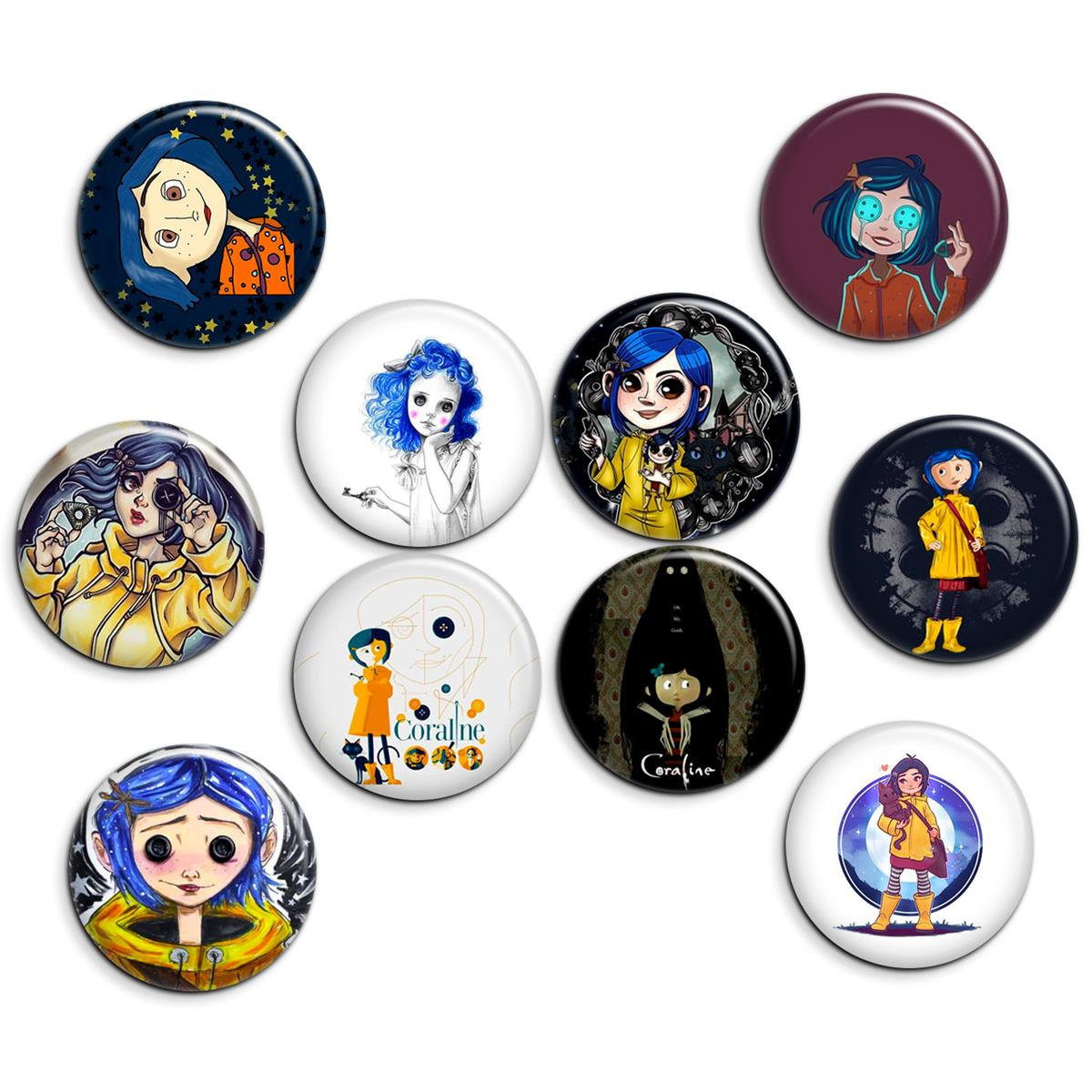 پیکسل پرمانه طرح coraline کد pmg.5329 مجموعه 10 عددی