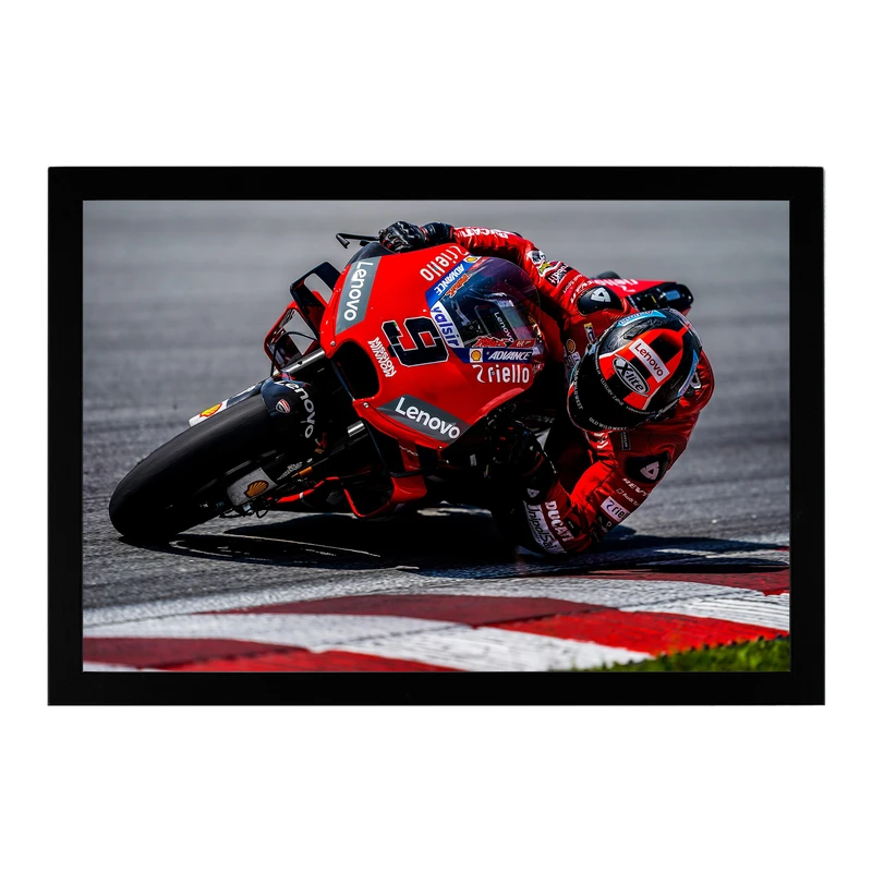 تابلو بکلیت طرح موتور سنگین مسابقاتی مدل b-po1518 فریم مشکی