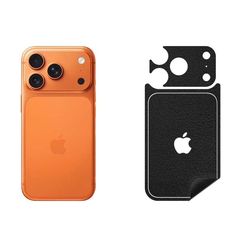برچسب پوششی بستور طرح چرم مدل GB1-9 مناسب برای گوشی موبایل اپل iPhone 17 Pro