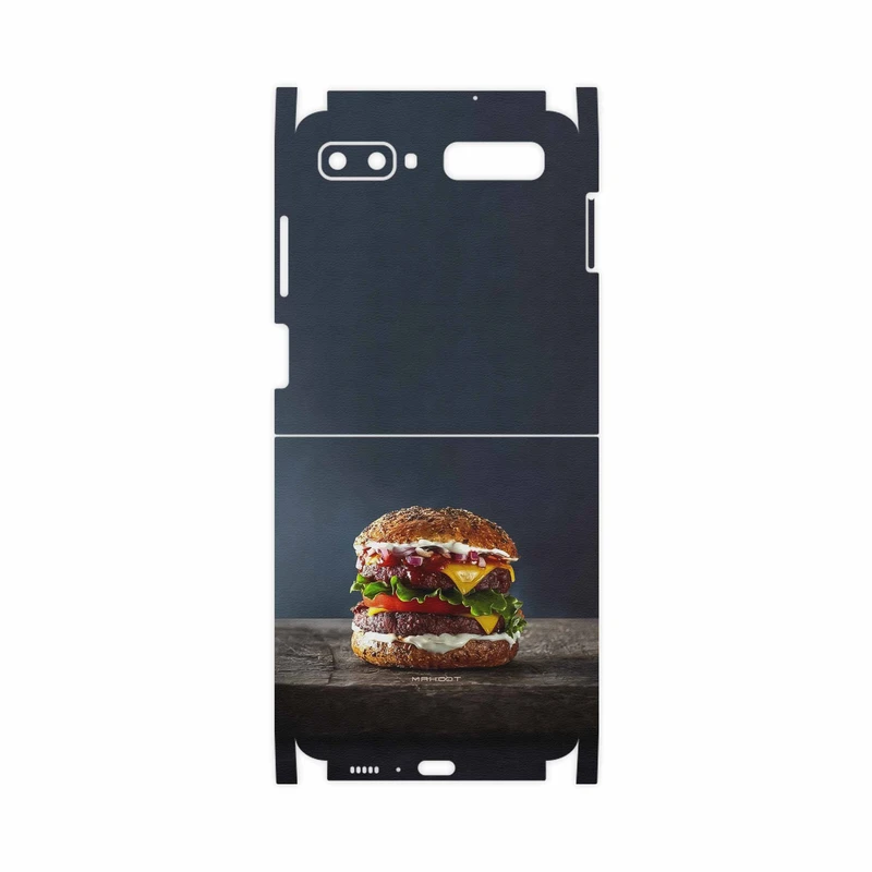 برچسب پوششی ماهوت مدل Hamburger-FullSkin مناسب برای گوشی موبایل سامسونگ Galaxy Z Flip