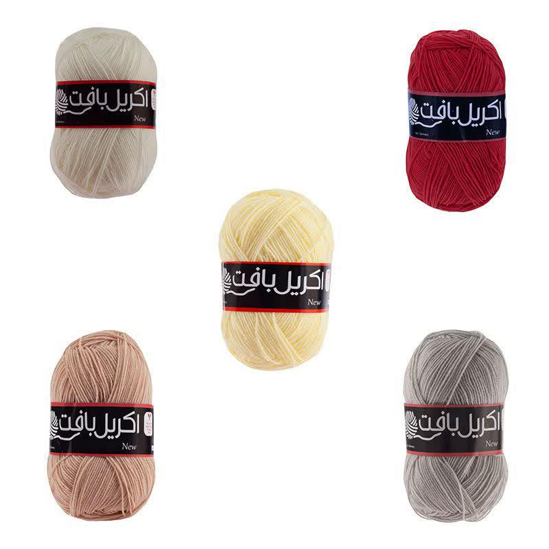 کاموا اکریل بافت مدل D-2516 بسته 5 عددی