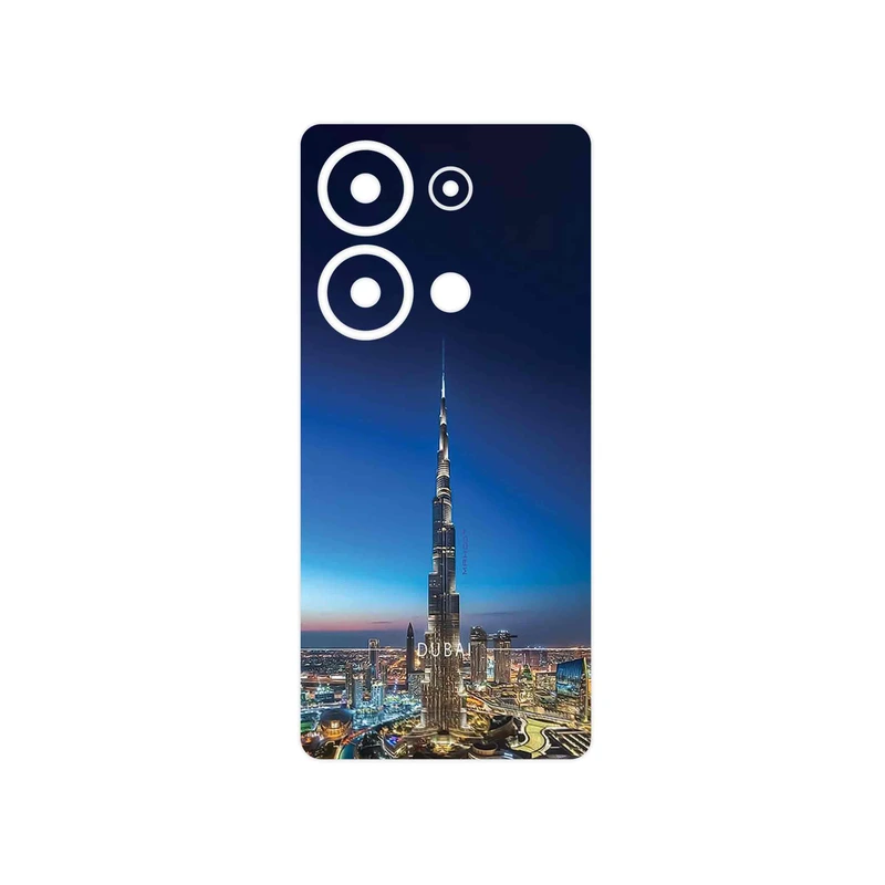 برچسب پوششی ماهوت مدل Dubai_City مناسب برای گوشی موبایل شیائومی Redmi Note 13 Pro 4G
