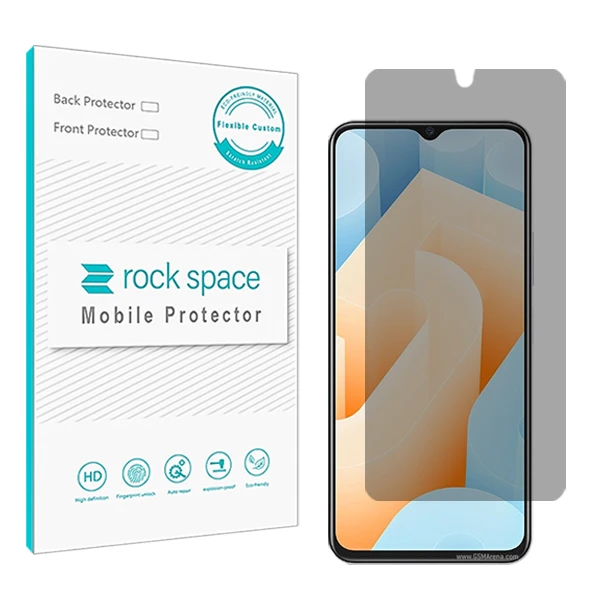 محافظ صفحه نمایش حریم شخصی راک اسپیس کد PRV مناسب برای گوشی موبایل ویوو iQOO U5e