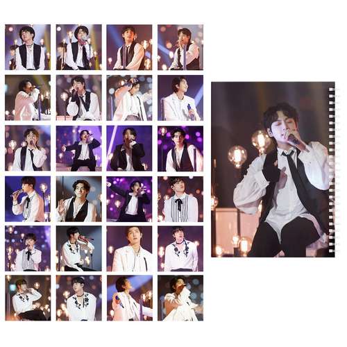 دفتر یادداشت گیم مون طرح بی تی اس BTS M Countdown Yet To Come 2022 کد 10111817به همراه فتوکارت مجموعه 24 عددی