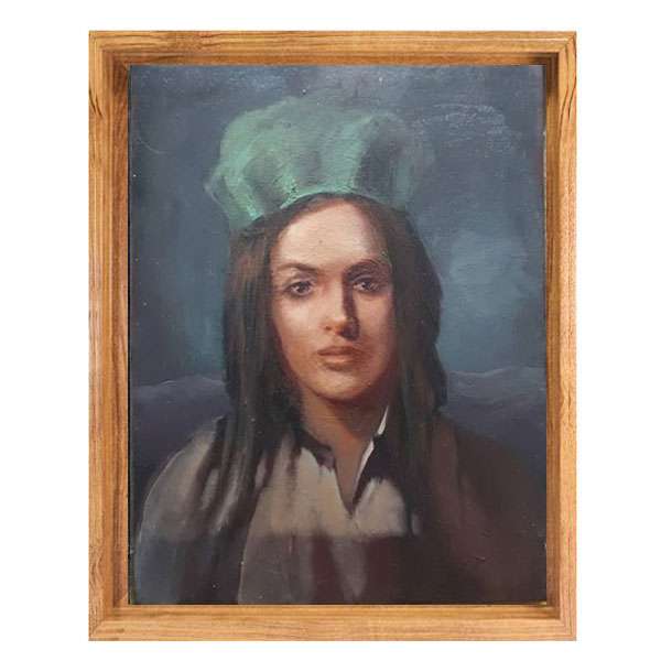 تابلو نقاشی رنگ روغن طرح پرتره کد 35