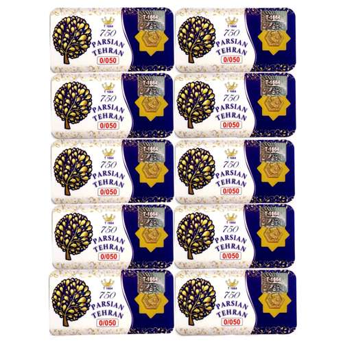 سکه گرمی طلا 18 عیار پارسیان تهران مدل الن نار ELN414 مجموعه 10 عددی