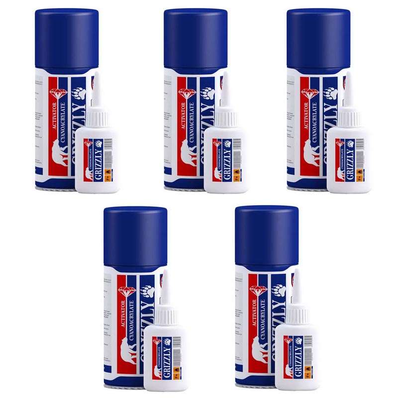 چسب 123 گریزلی مدل 536 حجم 400 میلی لیتر بسته 5 عددی