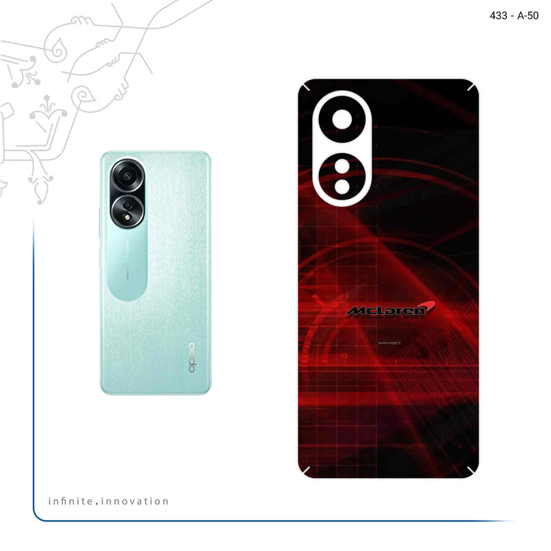 برچسب پوششی ماهوت مدل Mclaren مناسب برای گوشی موبایل اپو A58 4G