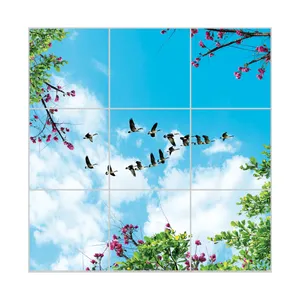  تایل آسمان مجازی بنی دکو مدل UV85 سایز 60x60 سانتی متر مجموعه 9 عددی 