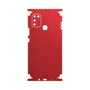 MAHOOT Red-Fiber-FullSkin Cover Sticker for Infinix Hot 11 Play