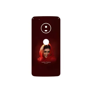 MAHOOT Portrait of an Indian Woman Cover Sticker for Motorola Moto G5 Plus