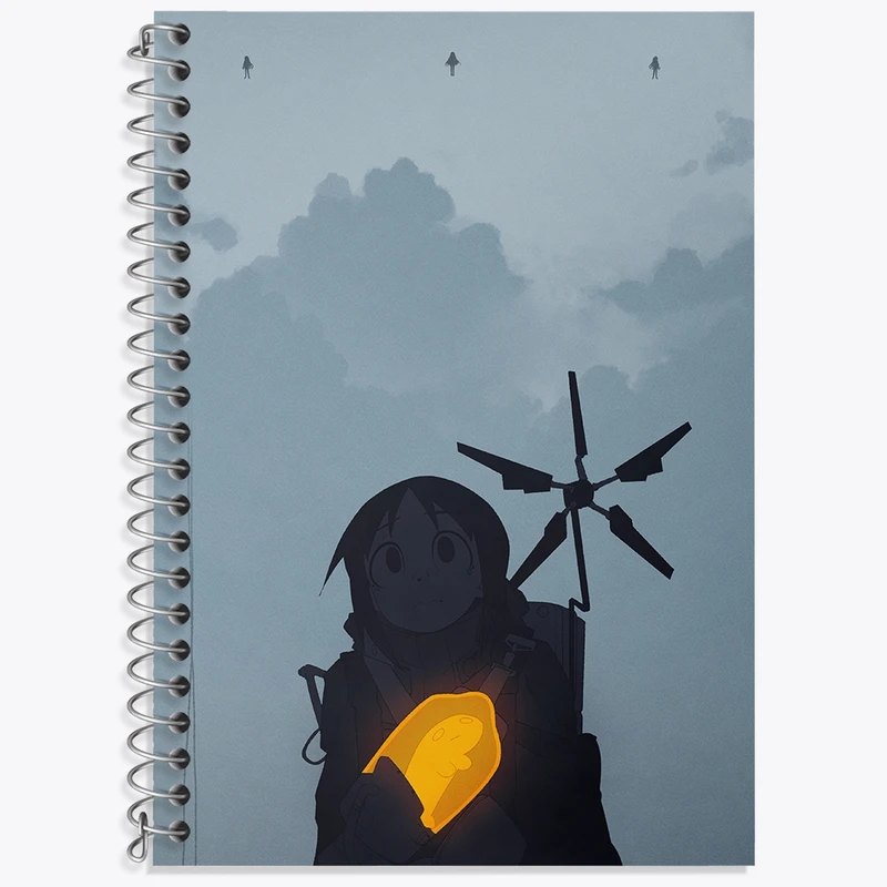 دفتر زبان 50 برگ خندالو مدل سه خط طرح بازی دث استرندینگ (Death Stranding) کد 35160