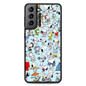 AKAM AMC-WSGS21-SNOOPY-23 Cover For Samsung Galaxy S21