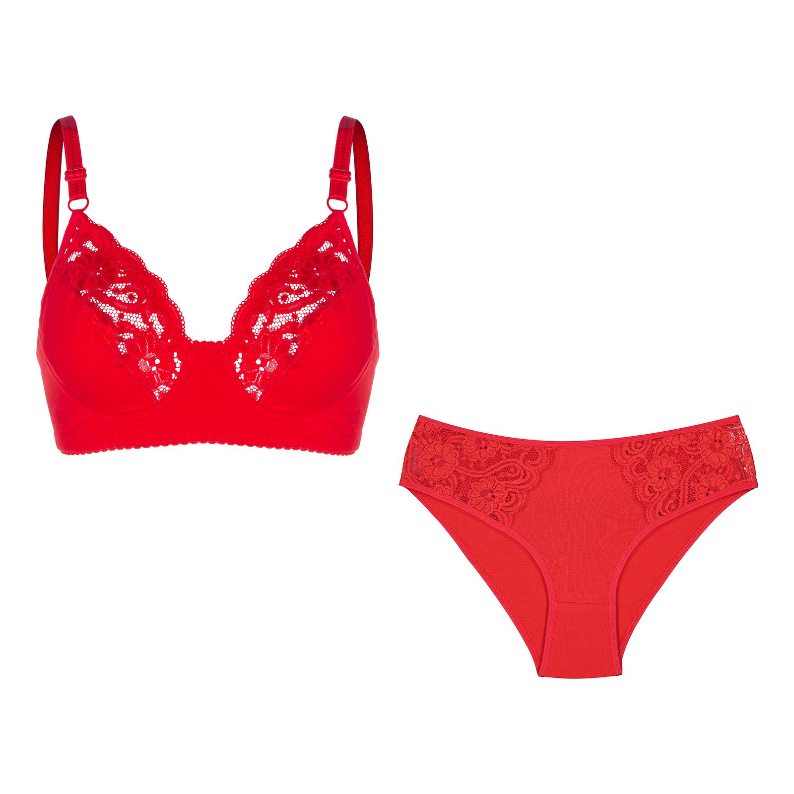 ست شورت و سوتین زنانه بزک مدل بدون فنر کد RE-6630 -  - 1