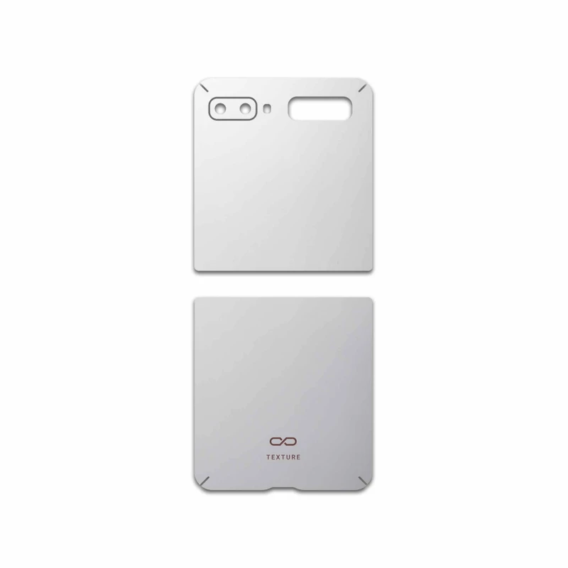 برچسب پوششی ماهوت مدل Matte-White مناسب برای گوشی موبایل سامسونگ Galaxy Z Flip